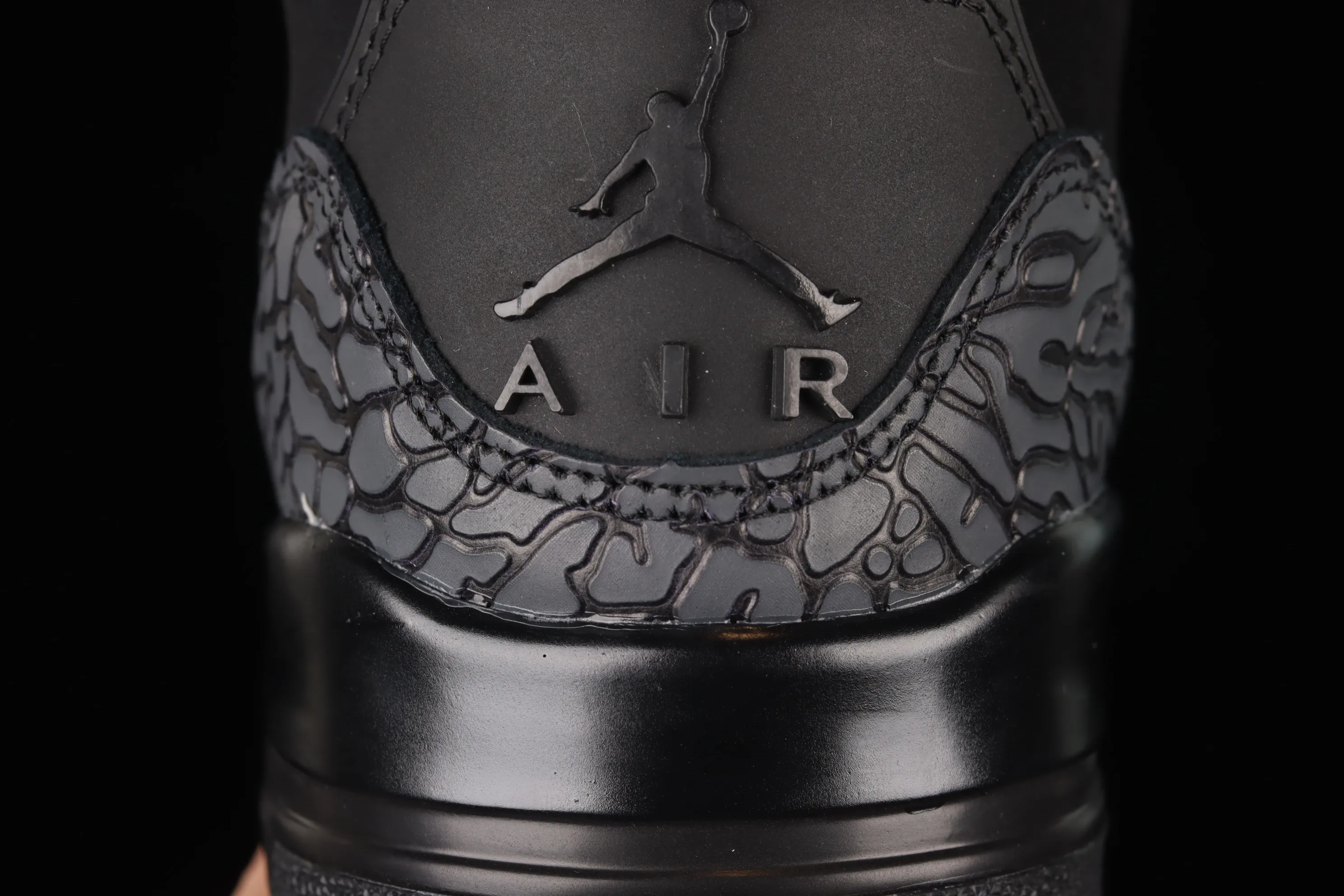 All categories Air Jordan Jordan series basketball shoes Air Jordan 3 Air Jordan 3 "Black Cement" AJ3 Joe 3 matte black cement 136064-002
